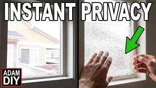 How to instal your own Bathroom Window Privacy Glass