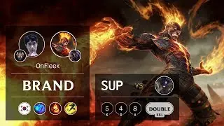 Brand Support vs Alistar - KR Challenger Patch 9.10