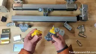 Tool Track with Trolley for Tool Balancers and Retractors