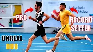 Sprinting Vlog Road To Penn Relays #3 | Pyramid Workout, Long Jump RunUp w/Special Guest: Ugur Derin
