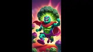 Veggie Squad vs Sugar Monster | Can These Heroes Save Healthy Town?