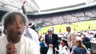 Blowing Airhorn At a Professional Tennis Match! - JiDion (Gloo.tm Reaction)