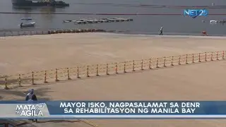 Manila Bay white sand beach, dinumog