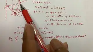 Circle passing through point of intersection of Parabola and a line