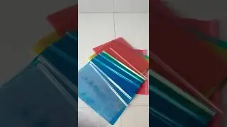 Plastic File A4 Size, Stick Transparent Box Design File Folder Stick