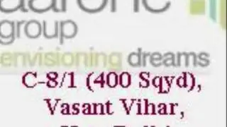 Aarone Group C-8/1 Vasant Vihar South Delhi Builder Floor Apartments Villas Collaboration Rent Sale