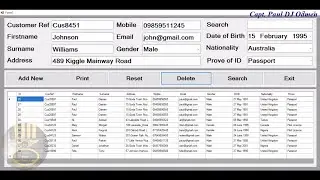 How to Create Data Entry Form with Insert, Delete, Search using SQLite Database in C# -Full Tutorial