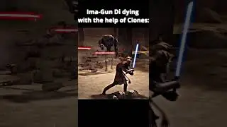 Ima Gun Di fighting Droids vs Yoda  #starwars #anakinskywalker #yoda #obiwankenobi #georgelucas