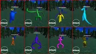 What If I Became Everyone Monster Real Roleplay & Attack All Monster | Rainbow Friend 2