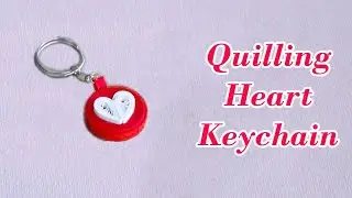 Quilling Key Tag Making ● Quilling Keychain ● Paper Quilling Key Tags #keytag