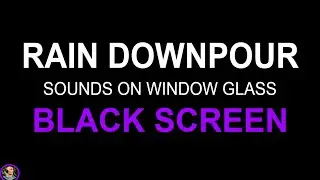 Soothing Rain Sounds For Sleeping, Relaxing Rain No Thunder Black Screen, Heavy Rain On Windows