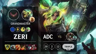 Zeri ADC vs Jhin - EUW Grandmaster Patch 12.4