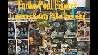 Unboxing Funko Pop! Figures Toys From a Customer Return Pallet Incredible Finds Bricks to Clicks