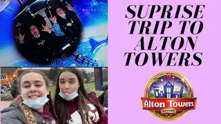 SURPRISE ALTON TOWERS TRIP / VLOG!!!!