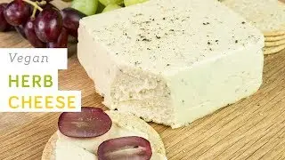 Vegan herb cheese - spreadable, easy to make, nutritious and healthy