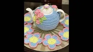 Crochet classic and luxury look dinner set rugs 