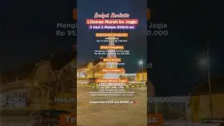 Kapan lagi liburan ke jogja 3 hari 2 malam cuma 500rb #staycationjogja #jogja #explorejogja