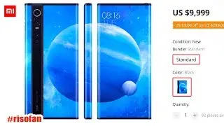 New Xiaomi MIX Alpha 12GB 512GB Snapdragon 855Plus.