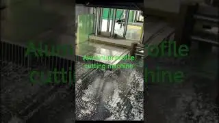Aluminum profile cutting machine #machine #cncmachine #aluminum #aluminumwindowmachine