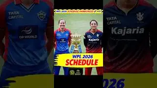 WPL 2026 - Schedule Announced 🔥