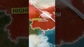 World&rsquo;s Highest Bridge 😱 Huajiang Canyon in China 🌍