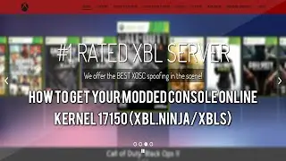 JTAG/RGH Tutorials - How to Get Your Modded Console Online (XBL NiNJA + 17150)