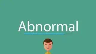 Abnormal pronunciation