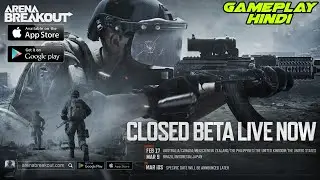 Closed Beta Live! Arena Breakout | Best Tactical Mobile Game | Android Gameplay | Hindi |