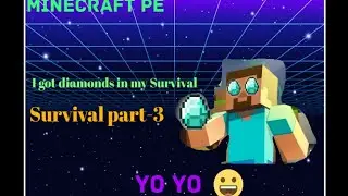 #Minecraft Survival part-3 and I got diamonds 🤩🤩🤩