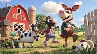 The Barnyard Jig &ndash; Clap, Stomp, Hop! 🐷🐔🎶 | Nursery Rhymes & Kids Songs