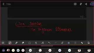 STRUCTURE OF C PROGRAM DOCUMENTATION, LINK AND MAIN FUNCTION SECTION