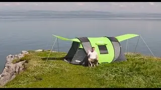 Instant Pop Up Tent LED SOLAR Power Amazing Technology Campers Must SEE!