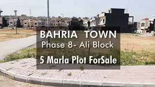 5 Marla Plot in Bahria Town Phase 8 Ali Block Rawalpindi | Advice Associates
