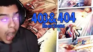 MY HERO ACADEMIA CHAPTERS 403 & 404 REACTIONS!