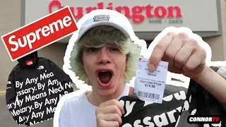 FAKE Supreme at Burlington! Crazy Fake Hypebeast HAUL