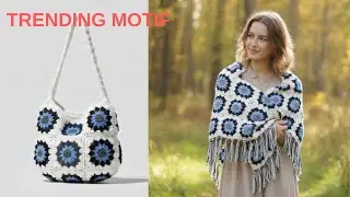  Ready in One Hour! Modern Granny Square Tutorial#crochet 