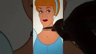 Lady Tremaine transforms in Cinderella #disney #transformation #glowup #art #digitalart #cinderella