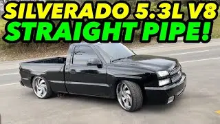 2005 Chevy Silverado 5.3L V8 Exhaust w/ STRAIGHT PIPE!