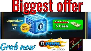 Legendary box at 5 cash Only, get it now | Latest Offer| 8 ball pool.