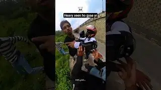 HEAVY JAGADA HO GYA..🤯😱 #roadrage #chapri #biker #rider #motovlog #fight #reels #shorts #viral