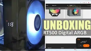 Pccooler RT500 Digital ARGB Unboxing & Installing