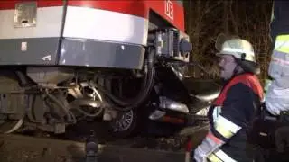 Miesbach: PKW von S-Bahn erfasst