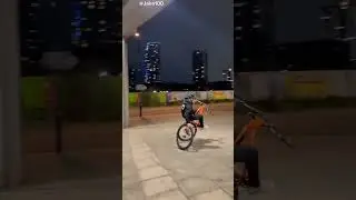 One-Wheel Bike Stunt! 🚴&zwj;♂️