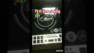 Induction Cooking || First Time Induction Cooking ||#shortsfeed #shorts #short #cooking #viral