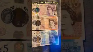 УФ на банкнотах Великобритании 🔦💷 #uvlight #uv