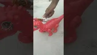 RC lovely cute dinosaur unboxing toy testing