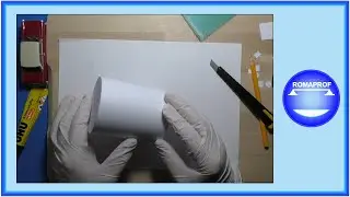 REALIZZAZIONE MODELLO IN CARTONCINO DI UN CILINDRO RETTO - (639)