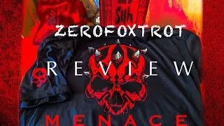 ZEROFOXTROT: MENACE (Darth Maul) T shirt - Quick REVIEW!