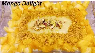 Easy Mango Delight Recipe By Food Junction | The Best Recipe Of Mango Dessert |