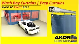 Wash Bay Curtains | Body Shops | Prep Bay Curtains